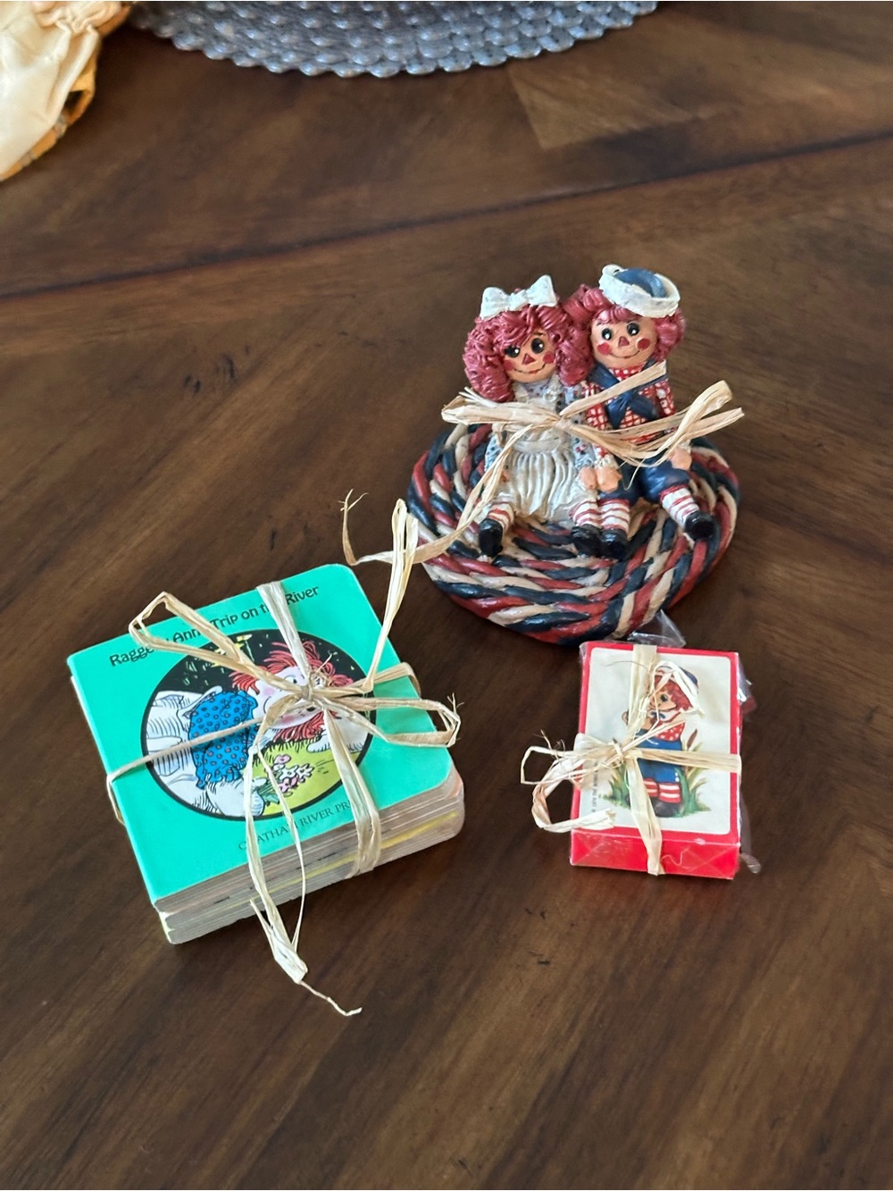 Raggedy Ann & Andy Bundle: Figurine - Mini Books & Mini Playing Cards